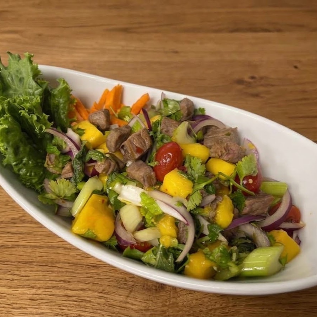 Mango Steak Salad.