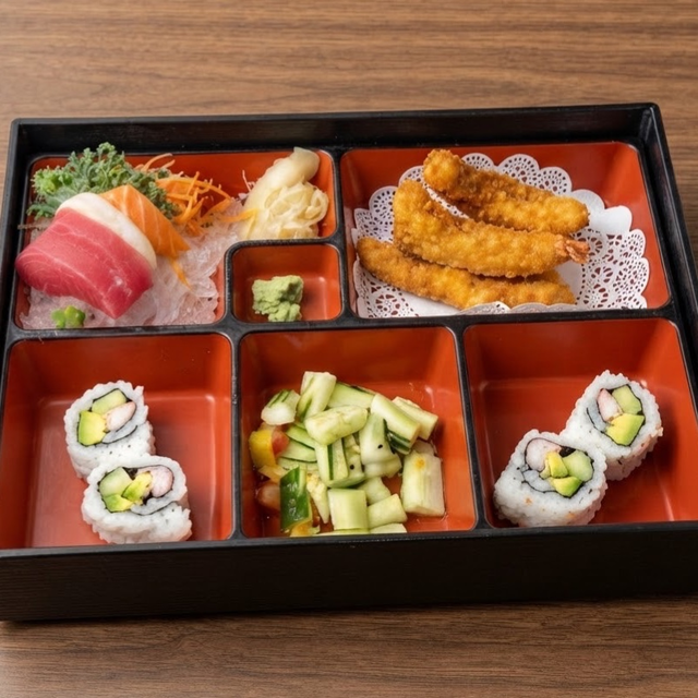 Sushi Sashimi Chicken Katsu.
