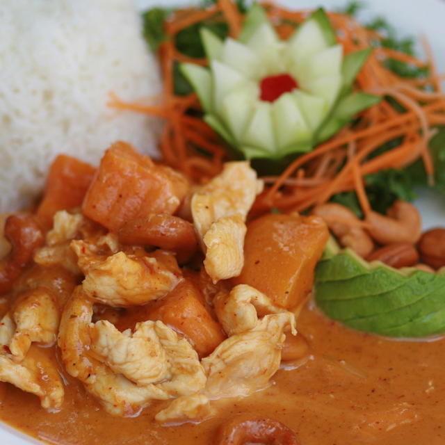 Lunch Massaman Curry.