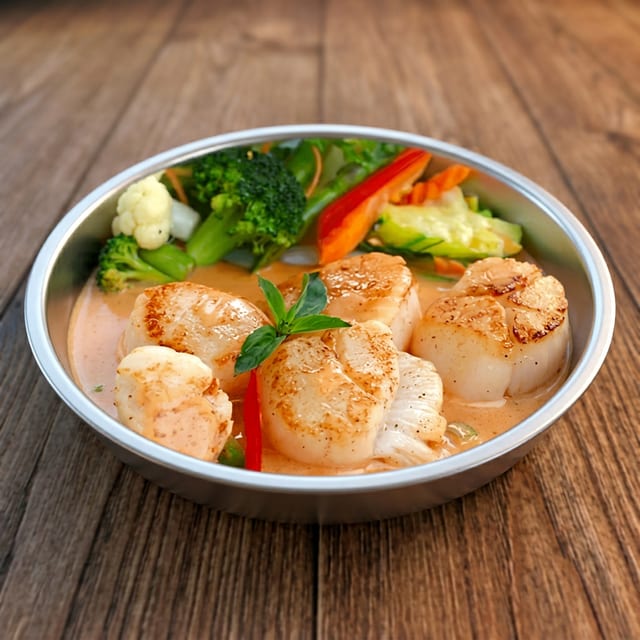 Scallop Curry.