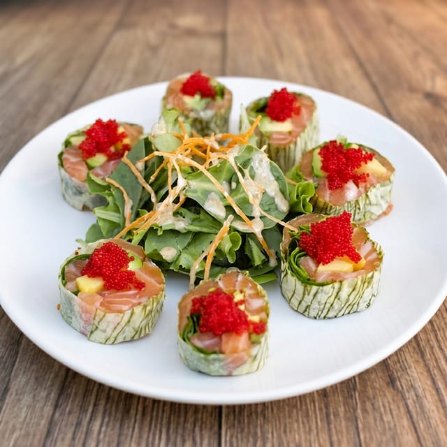 Naked Salmon Roll.