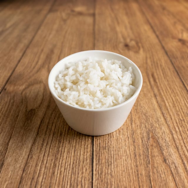 Steamed Rice.