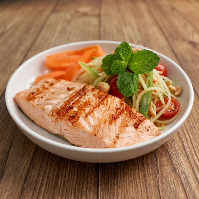 Salmon Papaya.